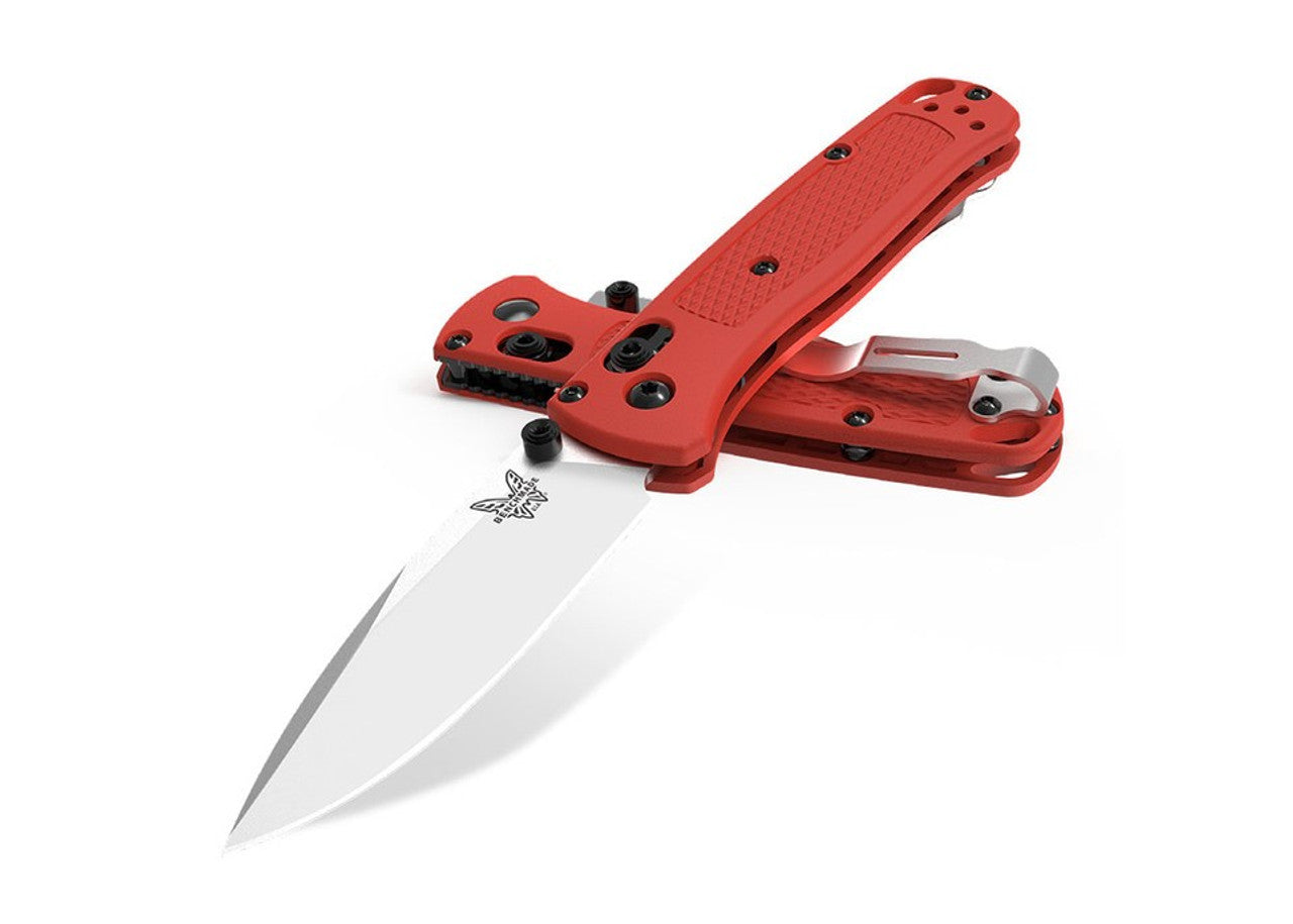 Benchmade Knives: 533-04 Mini Bugout - Mesa Red Grivory - CPM-S30V - AXIS  Lock