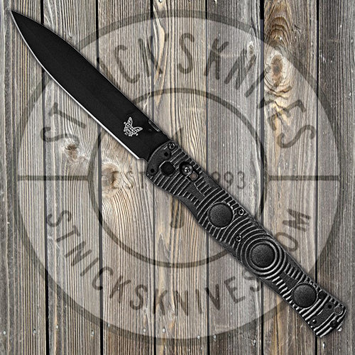 Benchmade Knives: 391BK SOCP Tactical Folder - Black CF-Elite