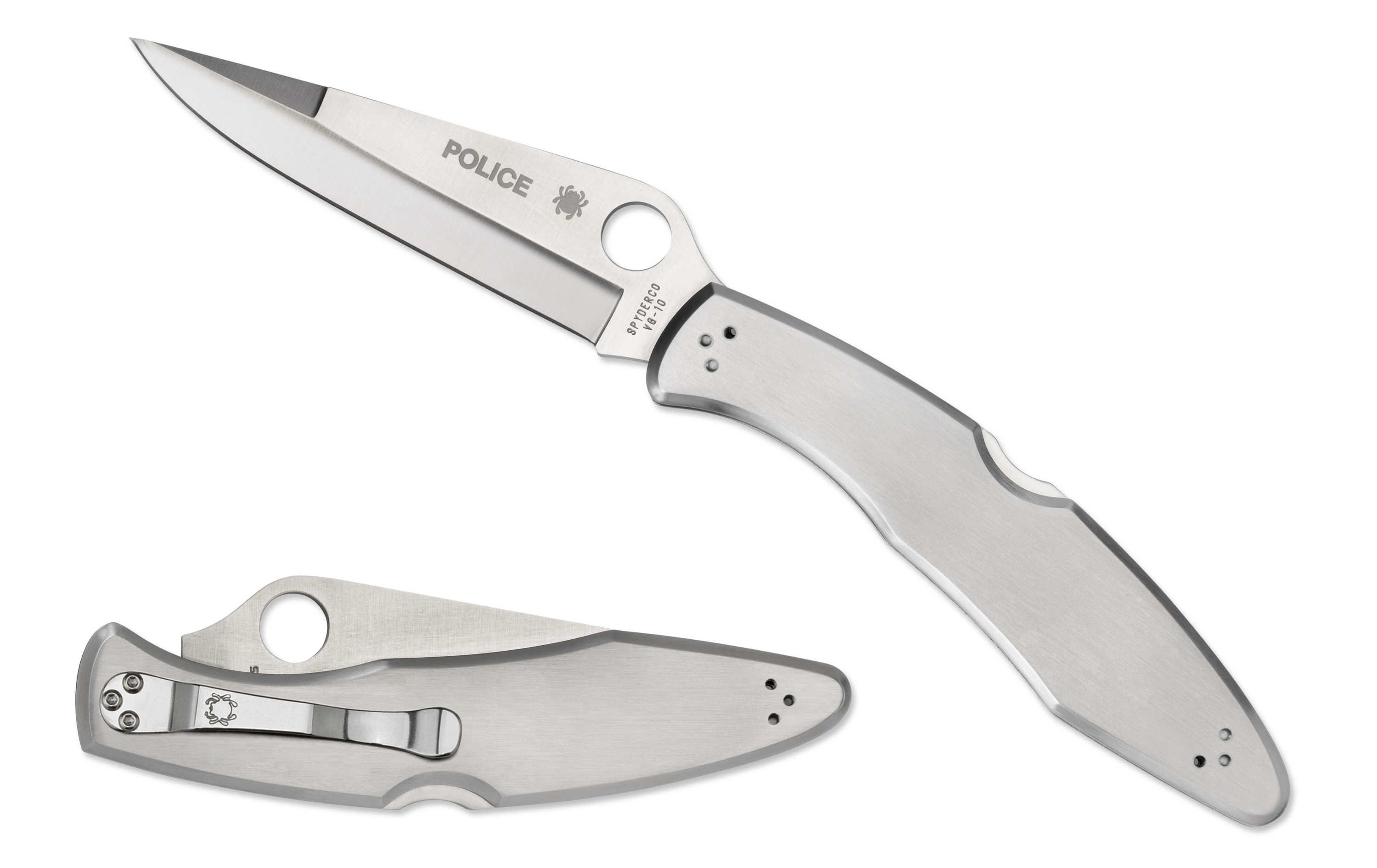 Spyderco Police - Stainless Steel - Serrated Edge - C07S