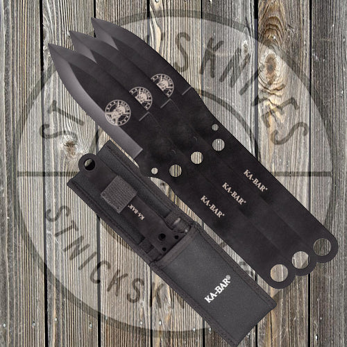 KA-BAR - Throwing Knife Set - Nylon Sheath - 1121 | SNK/WTO - Home