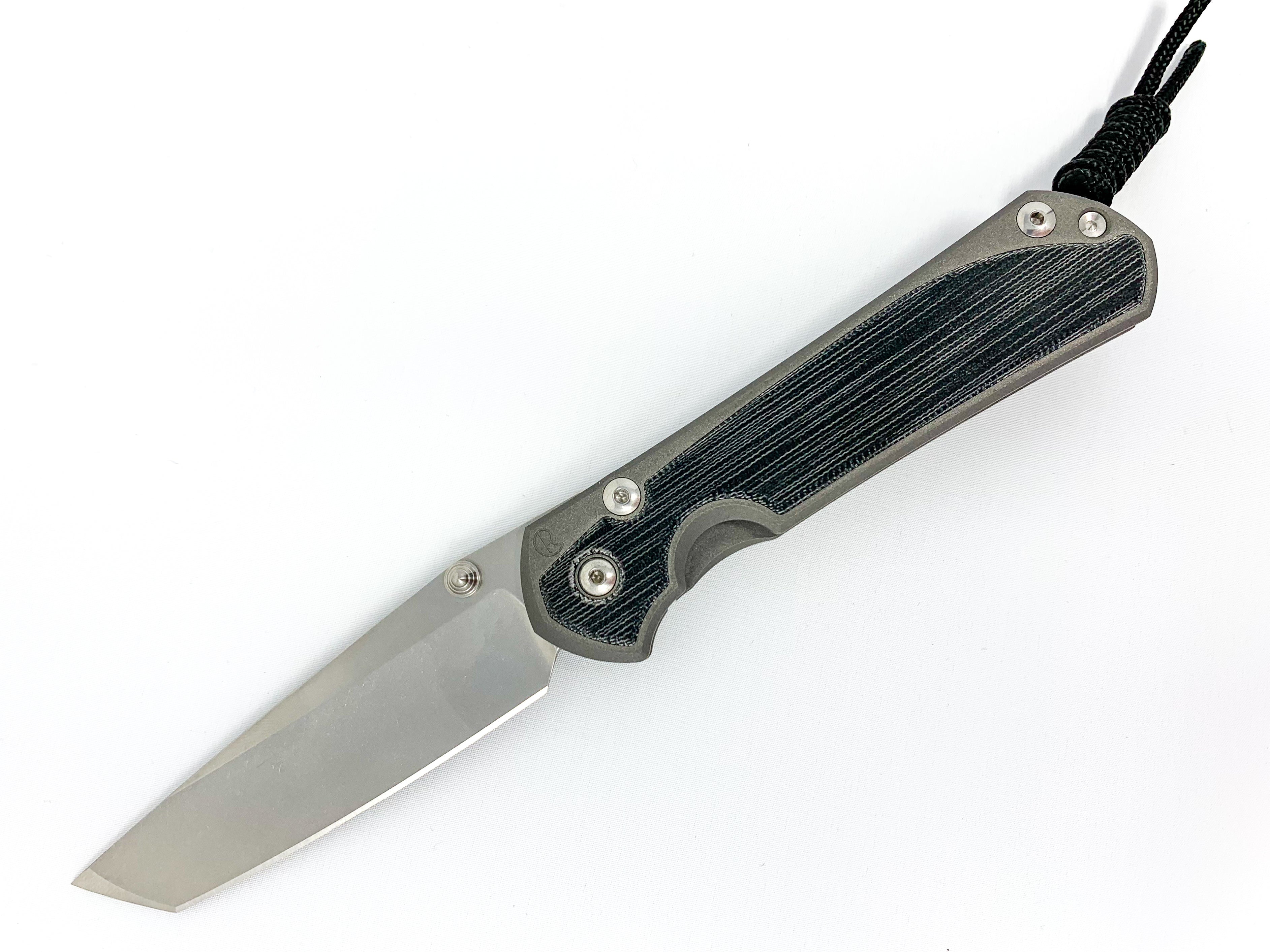 Chris Reeve Knives - Large Sebenza 31 - Black Canvas Micarta Inlay 