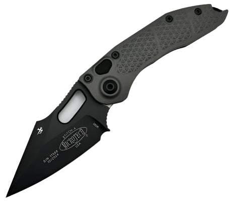 Microtech Stitch - Automatic - Standard Hardware - Natural Clear Chassis - 169-1NC