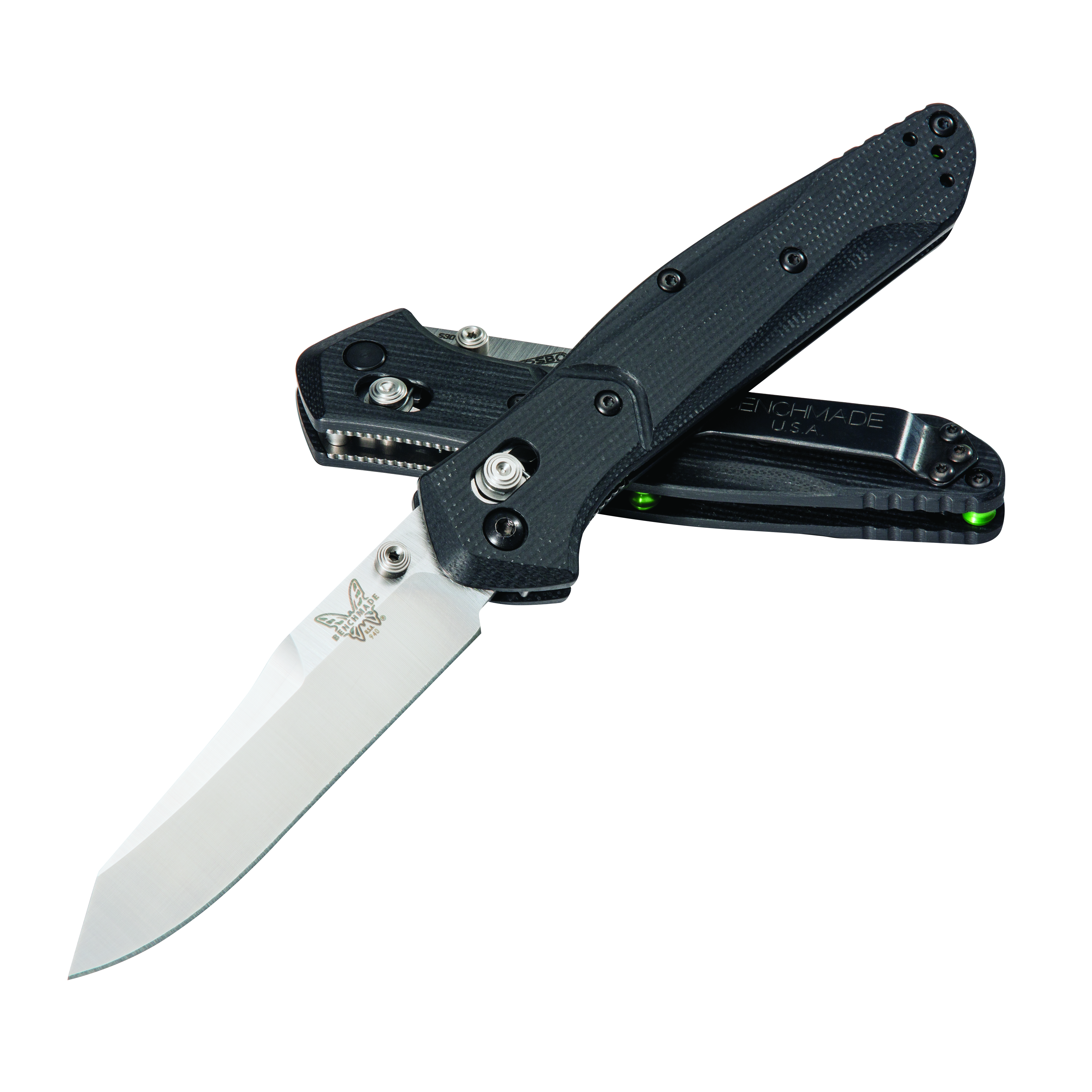 Benchmade 940 Osborne - AXIS Lock - Black G-10 - Plain Edge - 940-2