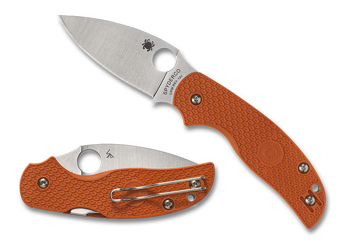 Spyderco Sage 5 - Burnt Orange FRN - CPM-REX 121 Steel - C123BORP