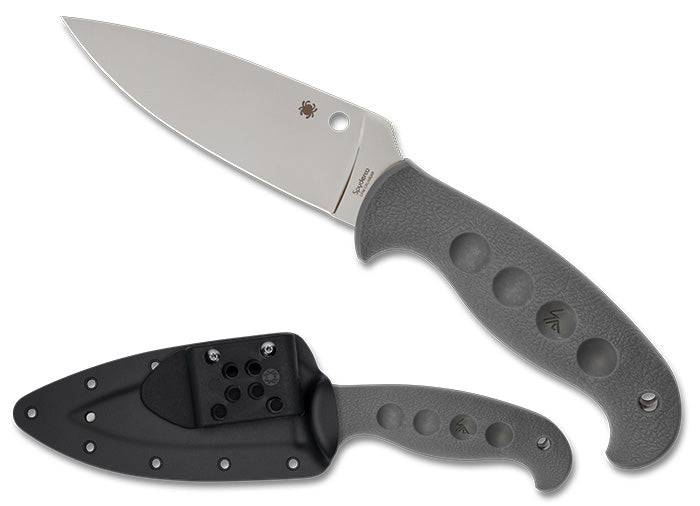 Spyderco Temperance - Sprint Run - Fixed Blade - CPM-Curwear Steel - Grey FRN Handle - FB05PGY