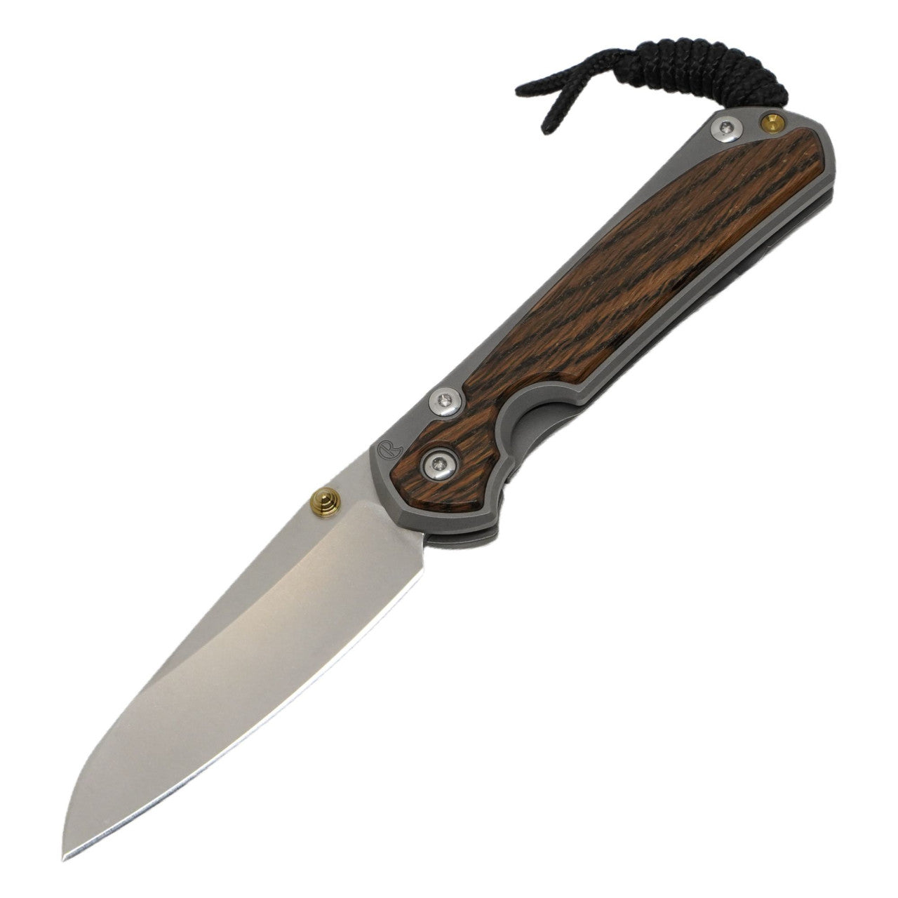 Chris Reeve Knives Small Sebenza 31 - Glass Blasted - Bog Oak Inlay - Insingo - S31-1124