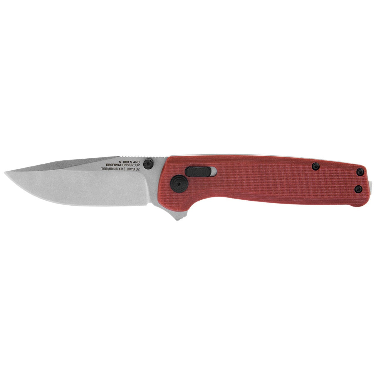 SOG Terminum XR G10 - Crimson Red - D2 Steel - SOG-TM1023-BX