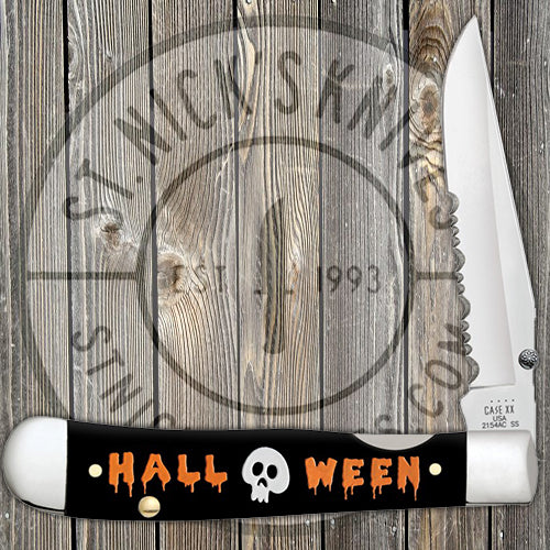 Case Kickstart TrapperLock - 2021 Halloween - Black Synthetic Handle - 10601