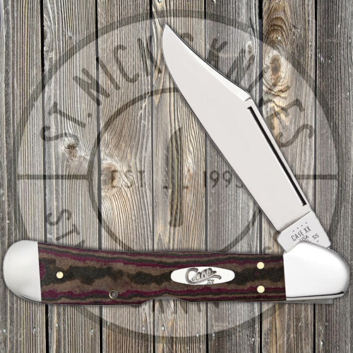 Case Copperlock - Chocolate, Brown, & Red Richlite Handle - 13624