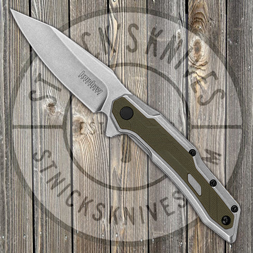 Kershaw Lithium Folding Knife Black GFN/Stainless Steel Handle